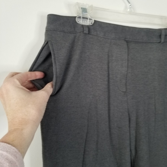 Talbots Gray Stretch Trousers Size 12 - Picture 8 of 13